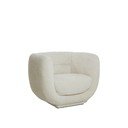 Krémszínű fotel Kialy – Light & Living