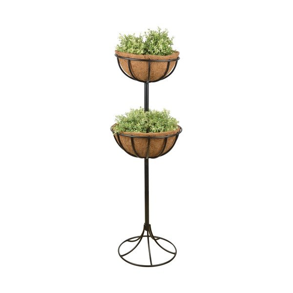 Nice fémállvány 2 kosárral - Esschert Design-image-1