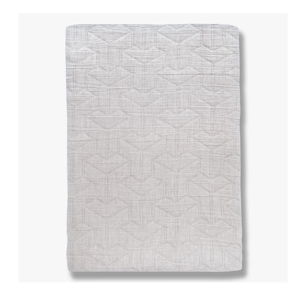 Fehér újrahasznosított pamut ágytakaró franciaágyra 220x250 cm Trio – Mette Ditmer Denmark
