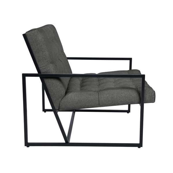 Aster sötétszürke fotel - Mazzini Sofas-image-3
