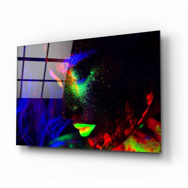 Neon üvegezett kép - Insigne