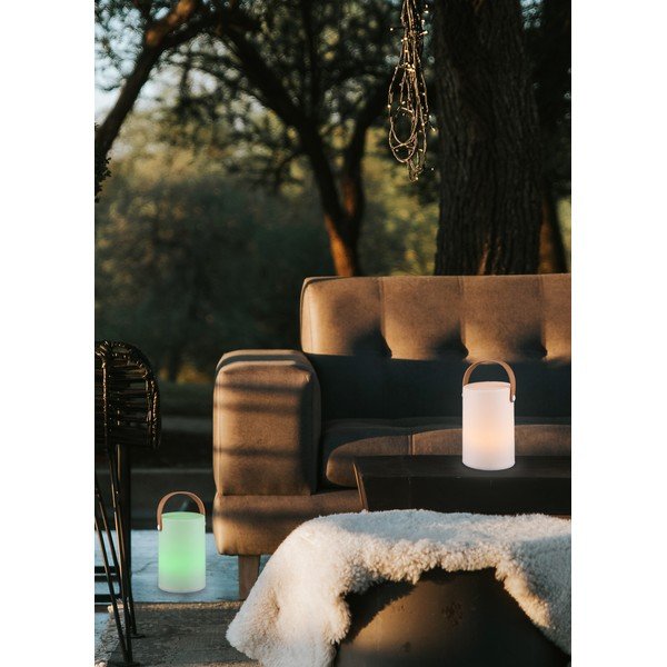 Napelemes LED kültéri lámpa távirányítóval (magasság 21 cm) Aruba – Trio-image-1