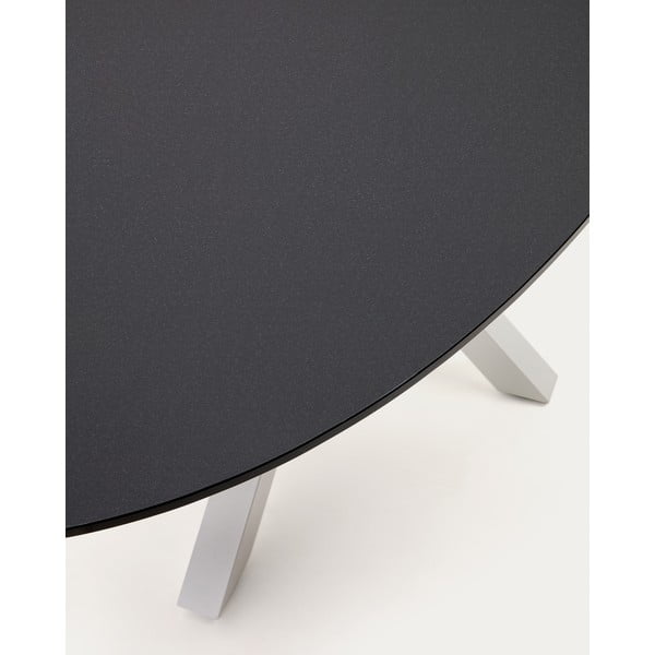 Étkezőasztal üveg asztallappal 100x200 cm Argo – Kave Home-image-3