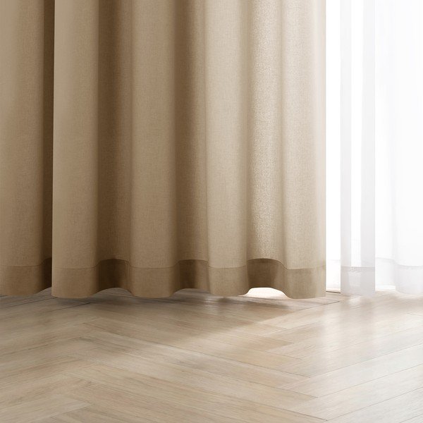 Bézs dimout (részleges sötétítő) függöny 140x250 cm Calisto – Filumi-image-3