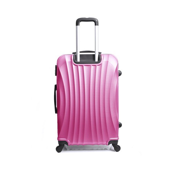 Moscou-e rózsaszín gurulós bőrönd, 30 l - Hero-image-3