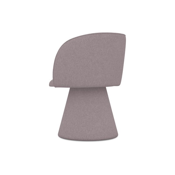 Levendula színű kárpitozott étkezőfotel Maia – Makamii-image-3