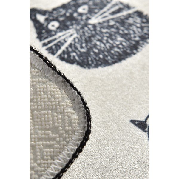 Fekete-bézs fürdőszobai kilépő 40x60 cm Cutie – Foutastic-image-2