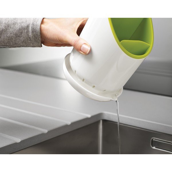 Dock zöld-fehér evőeszköz- és konyhai eszköz csepegtető állvány - Joseph Joseph-image-1