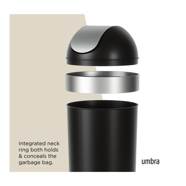 Fekete műanyag szemetes 62 l Venti – Umbra-image-4