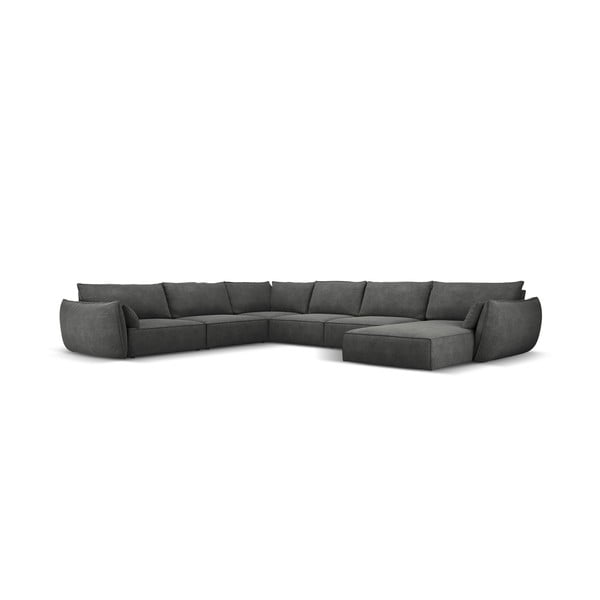 Szürke sarokkanapé (bal oldali) Vanda – Mazzini Sofas-image-2