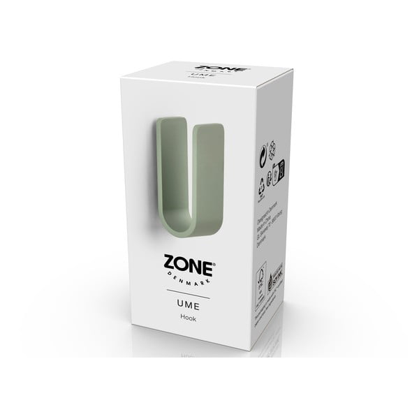 Szürkészöld fali fém akasztó Ume – Zone-image-2