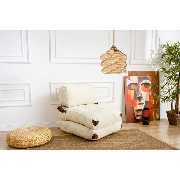 Világosbarna függőlámpa ø 20 cm – Opviq lights-image-2