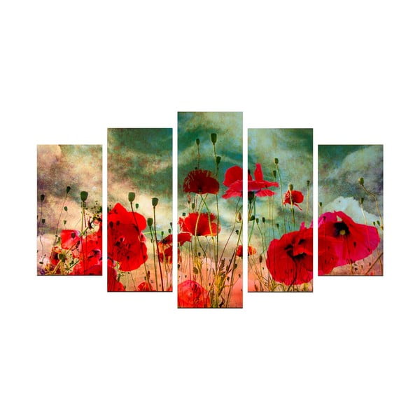 Poppy Seed többrészes kép, 110 x 60 cm