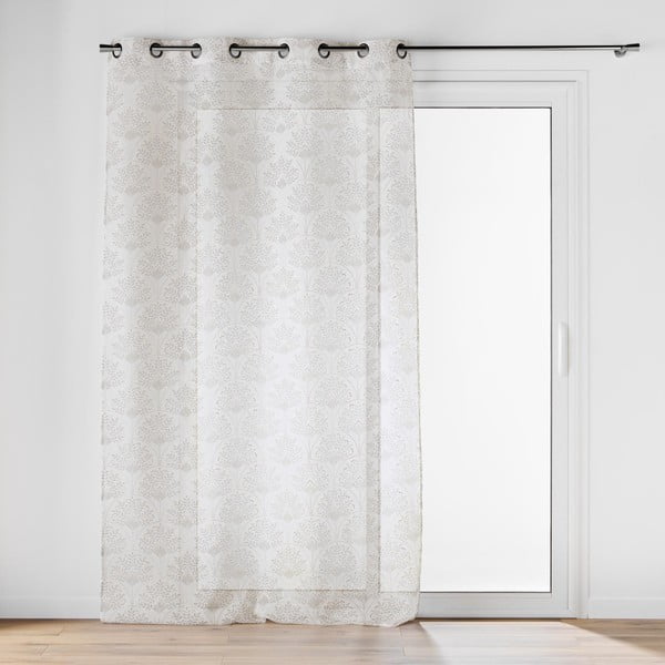 Fehér-bézs fényáteresztő függöny 140x280 cm Majestia – douceur d'intérieur-image-2