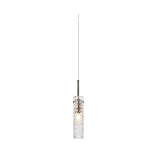 Matt ezüstszínű üveg függőlámpa ø5x27,5 cm Vibia – Markslöjd