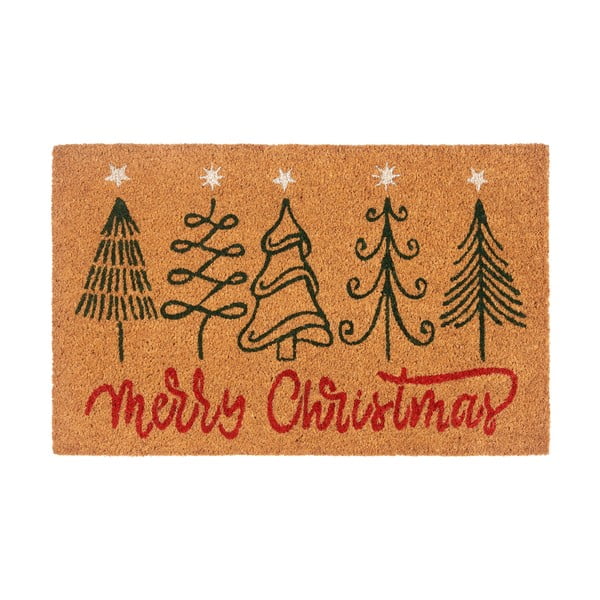 Kókuszrost lábtörlő karácsonyi mintával 40x70 cm Merry Christmas – Hanse Home