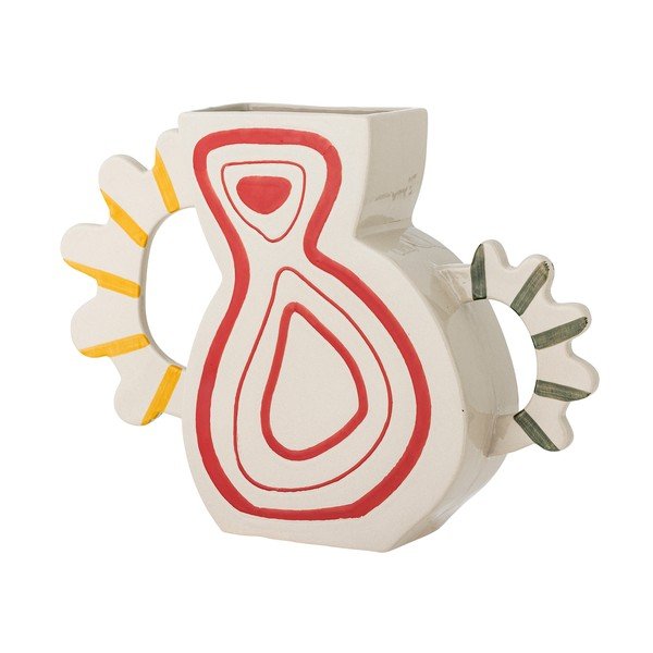 Kőedény kézzel festett váza (magasság 26 cm) Samila – Bloomingville