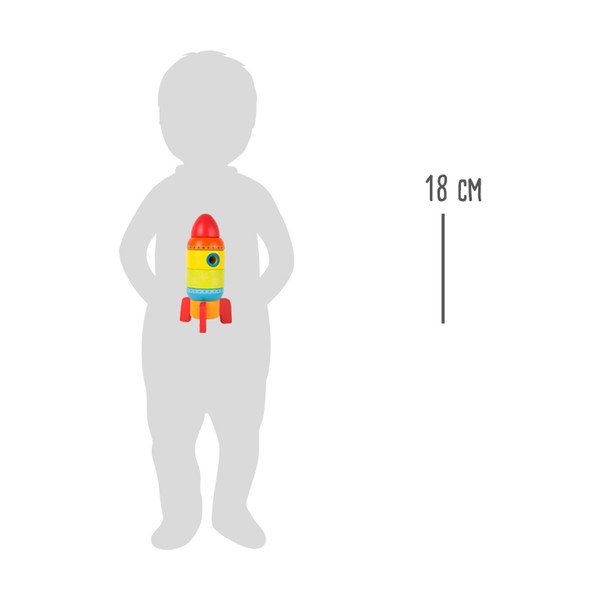 Rocket fa építőjáték - Legler-image-4