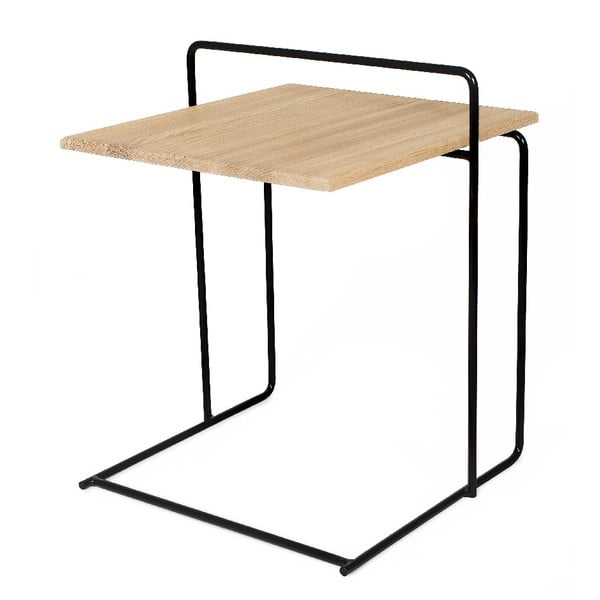 Tárolóasztal, tölgyfa asztallappal - Askala