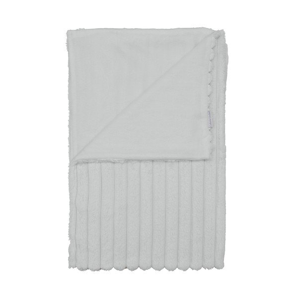 Fehér mikroplüss takaró 130x170 cm Cosy Ribbed – Catherine Lansfield