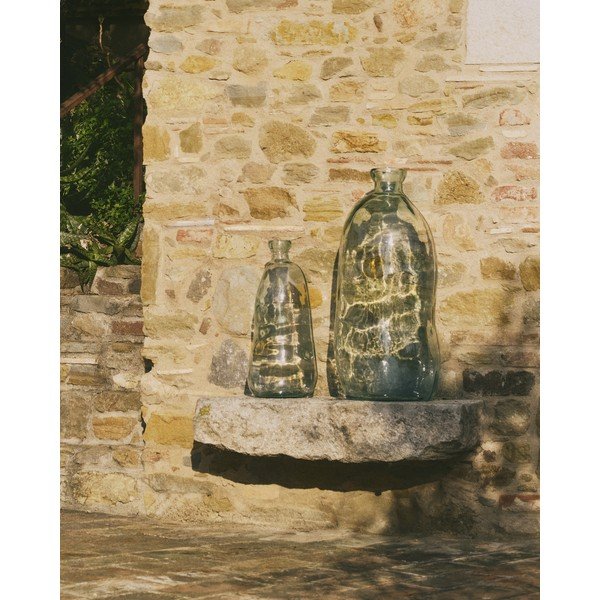 Újrahasznosított üveg magas váza (magasság 51 cm) Brenna – Kave Home-image-1