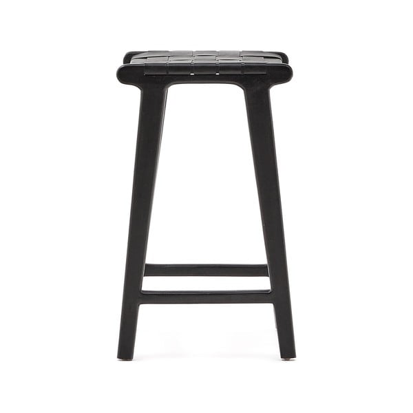 Fekete mahagóni fa bárszék Calixta – Kave Home-image-3