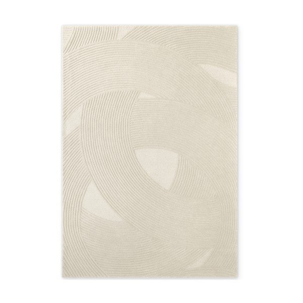 Krémszínű gyapjú szőnyeg 160x230 cm Kensington Victoria – Ted Baker