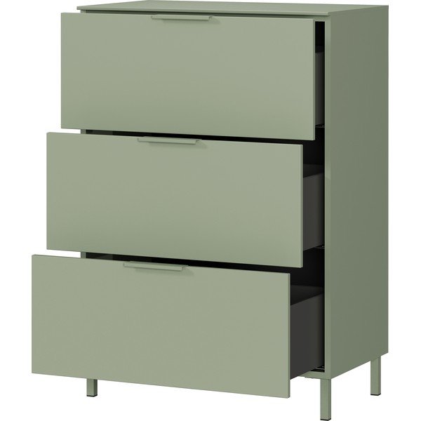 Zöld matt szekrény 68x98x40 cm Savoca – Germania-image-3