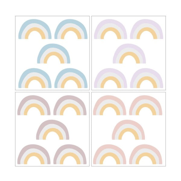 Rainbow Light 20 darabos falmatrica szett - Dekornik