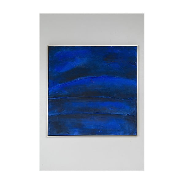 Abstract Deep Blue olajfestmény, 80 x 80 cm - Kare Design