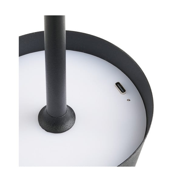 Fekete LED asztali lámpa (magasság 37 cm) Bradford – House Nordic-image-4