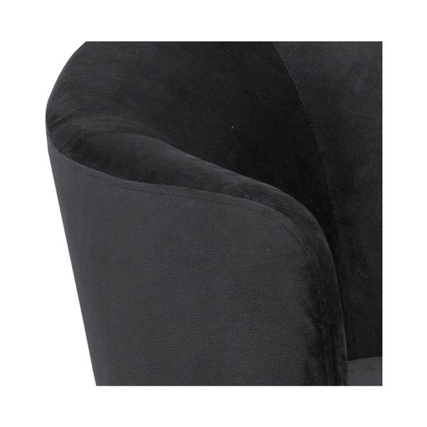 Biloxi antracitszürke bársony kanapé, 160 cm - Actona-image-4