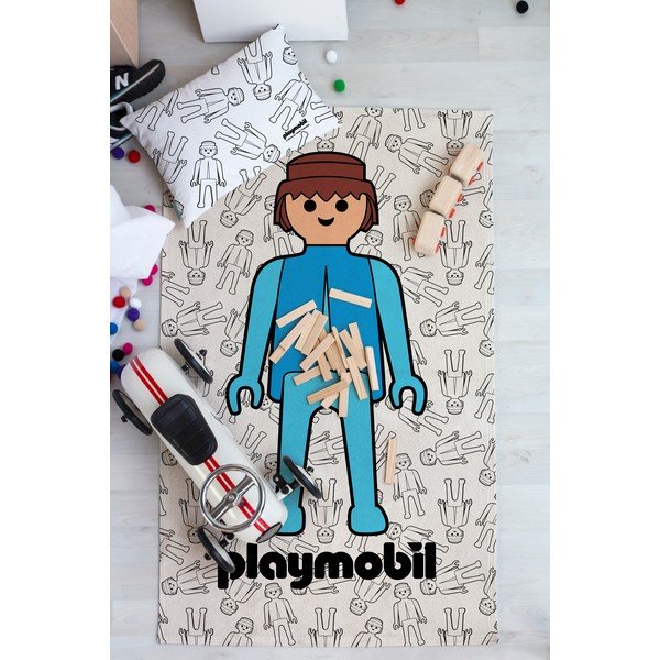 Pamutkeverék gyerek szőnyeg 90x137 cm Everywhere – Playmobil-image-1