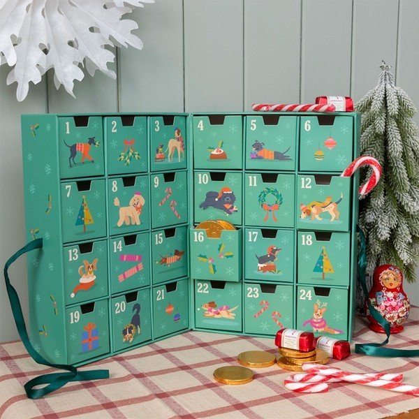 Adventi naptár 37,5 cm Festive Friends – Rex London-image-3