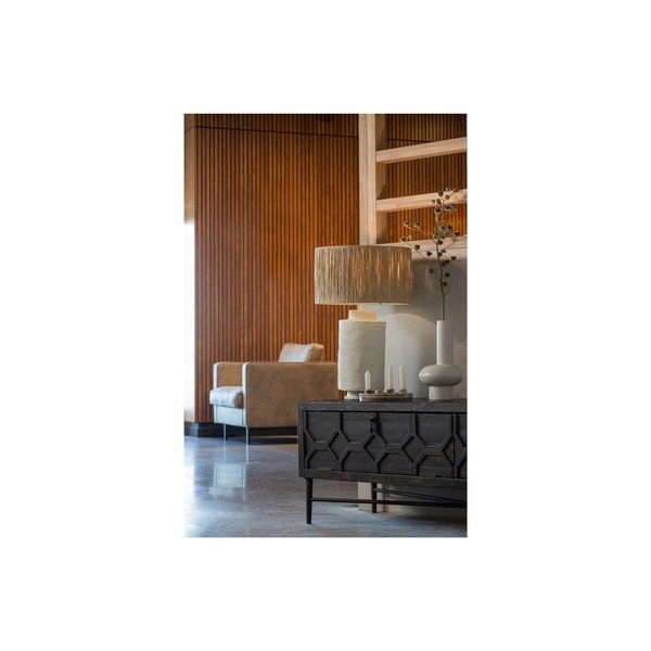 Krémszínű-natúr színű asztali lámpa (magasság 63 cm) Pointed – BePureHome-image-2