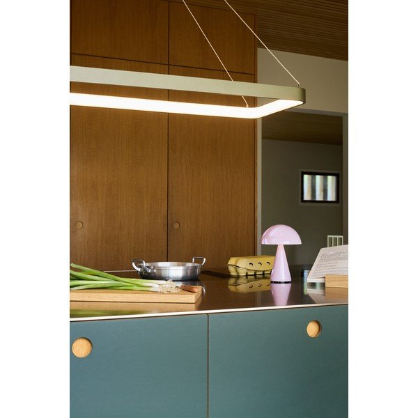 Világos rózsaszín LED dimmelhető asztali lámpa (magasság 20 cm) Mush – Hübsch-image-2