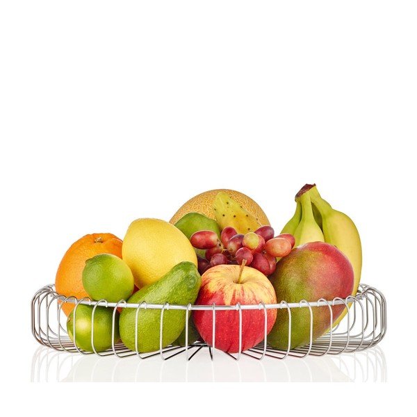Estra rozsdamentes acél gyümölcsös kosár, ⌀ 37 cm - Blomus-image-1