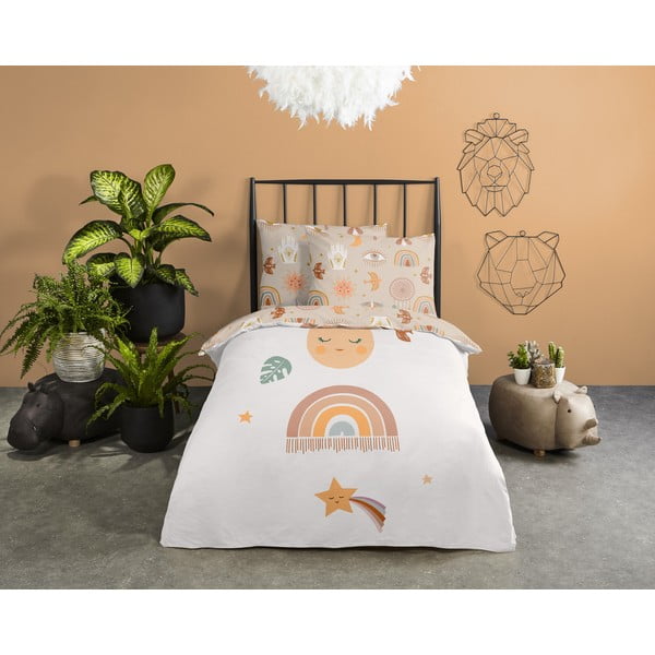 Egyszemélyes pamut gyerek ágyneműhuzat 140x200 cm – Good Morning-image-1