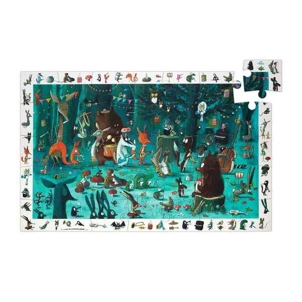 Erdei zenekar puzzle gyerekeknek - Djeco-image-2