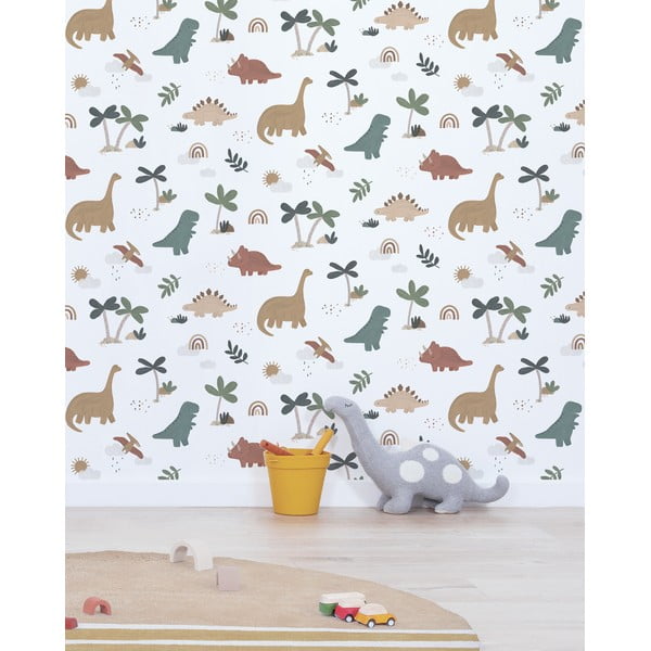 Gyerek tapéta 10 m x 50 cm Cool Dinosaurs – Lilipinso-image-1