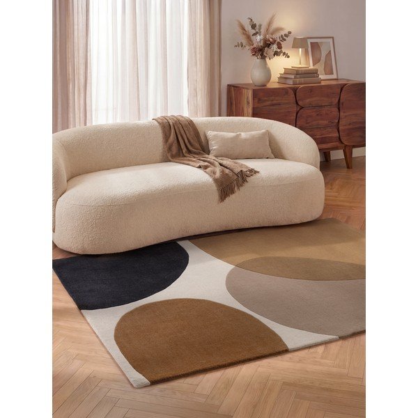 Konyakbarna gyapjú szőnyeg 120x170 cm Ruvia – Villeroy&Boch-image-1