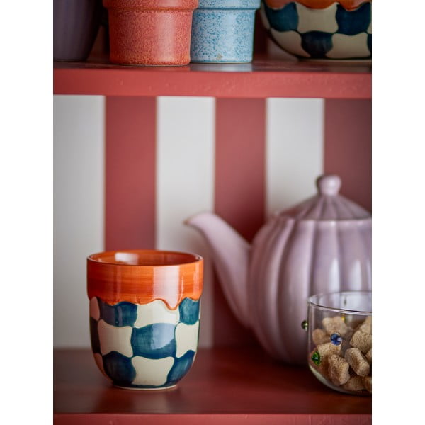 Kőedény csésze szett 4 db-os 375 ml Check – Bloomingville-image-2