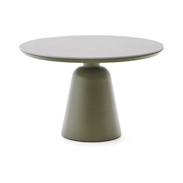Kerek kerti étkezőasztal kerámia asztallappal ø 120 cm Tudons – Kave Home