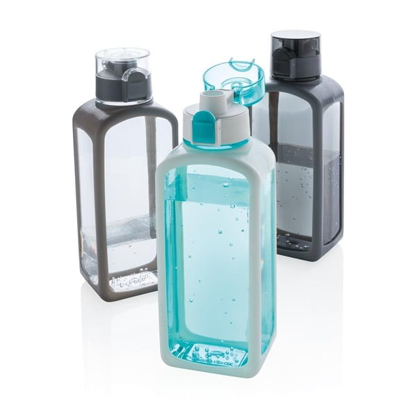 Automatikusan záródó kupakos fekete vizespalack, 600 ml - XD Design-image-1