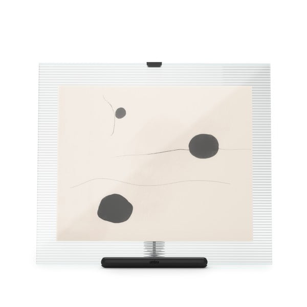 Fekete üveg álló képkeret 26x30,5 cm Flute – Umbra-image-3