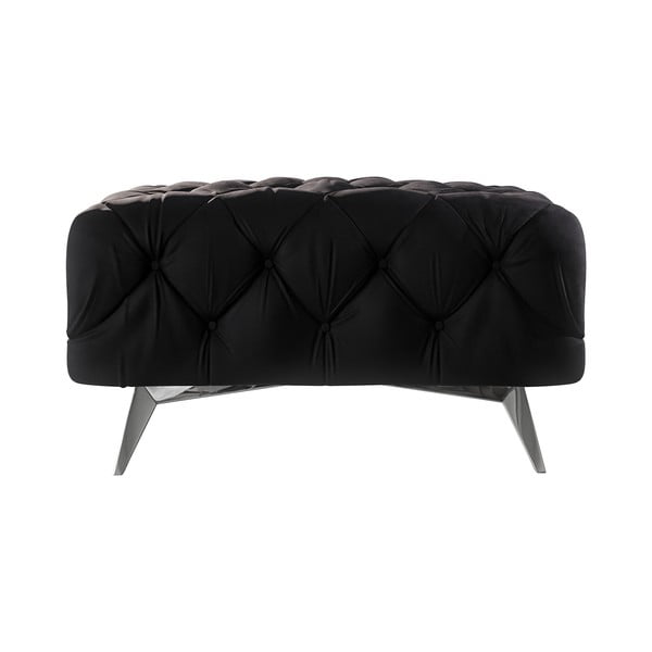 Fekete bársony lábtartó Chelsea – Ropez-image-2