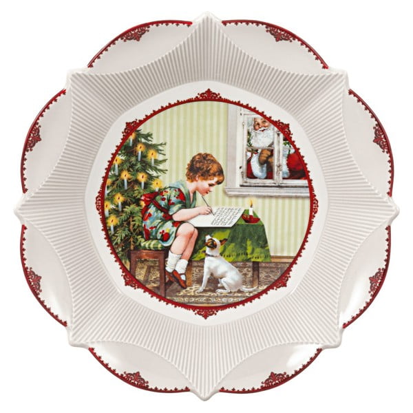 Porcelán tál karácsonyi motívummal, ø 16,4 cm - Villeroy & Boch