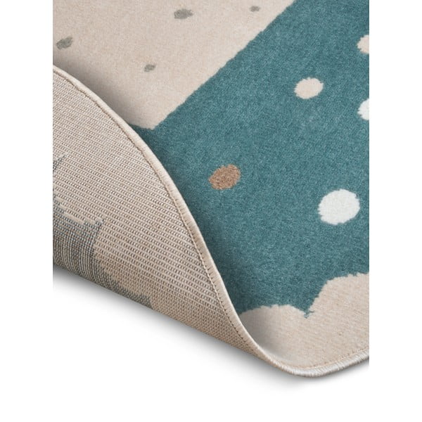 Kék gyerek szőnyeg ø 140 cm Crown – Hanse Home-image-3