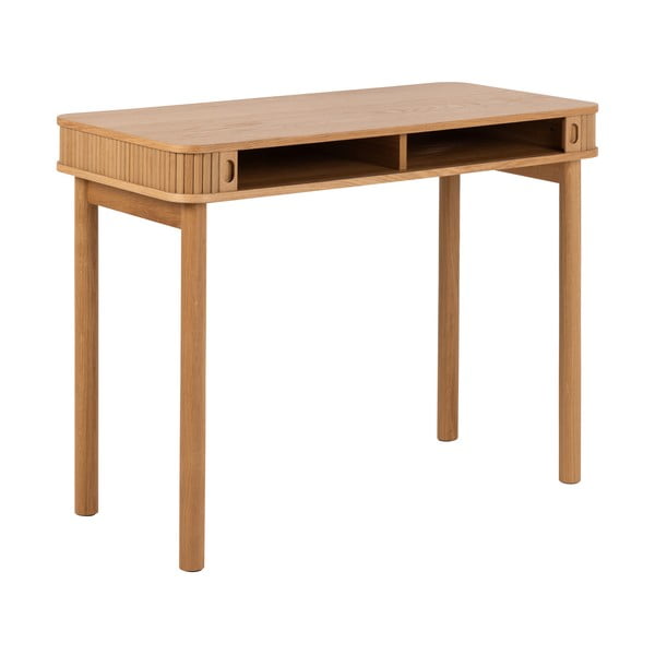 Íróasztal tölgyfa dekorral 50x100 cm Langley – Actona-image-4