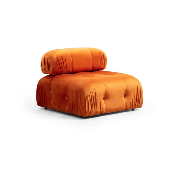 Narancssárga bársony kanapé modul (középső rész) Bubble – Artie
